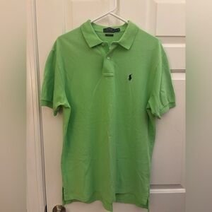 Ralph Lauren Men’s Lime Green Short-Sleeve Polo